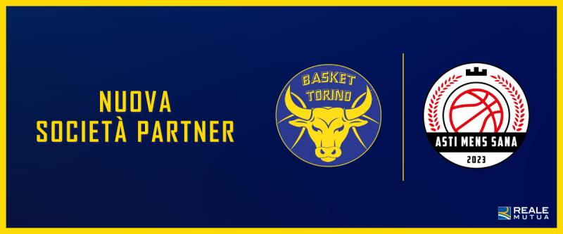 Asti Mens Sana diventa società partner di Basket Torino
