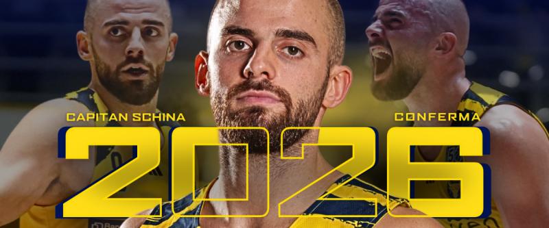 Capitan Schina e Reale Mutua Basket Torino, ancora insieme
