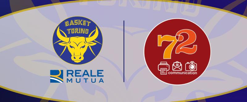 SeventyTwo Communication, nuovo Official Supporter di Basket Torino
