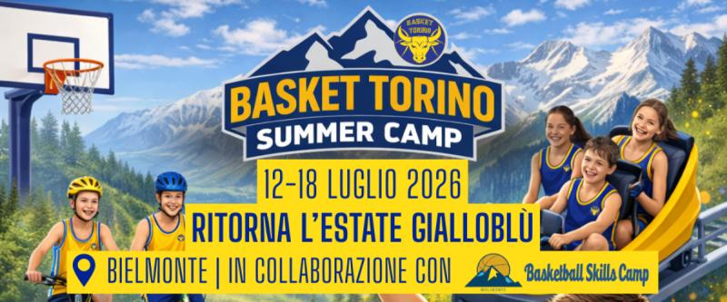 Torna il Basket Torino Summer Camp a luglio: iscriviti ora!
