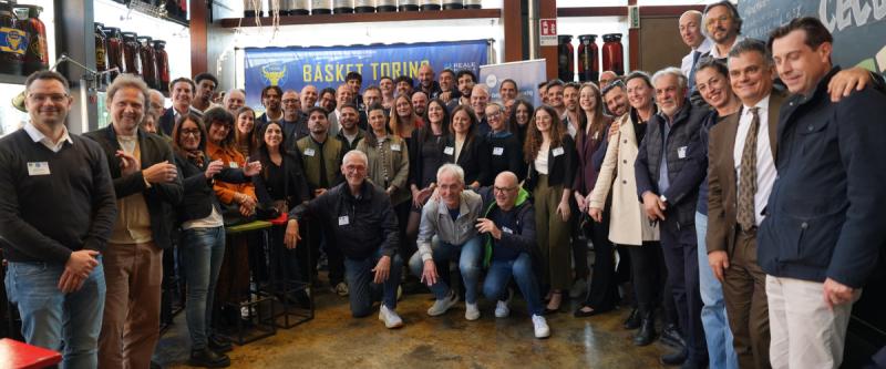 Squadra e sponsor di Basket Torino protagonisti al B2B ideato da Act Legal
