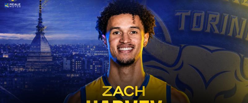 Zach Harvey è un nuovo giocatore della Reale Mutua Basket Torino
