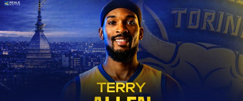 Curriculum vincente e di alto livello: Terry Allen è un nuovo giocatore della Reale Mutua Basket Torino