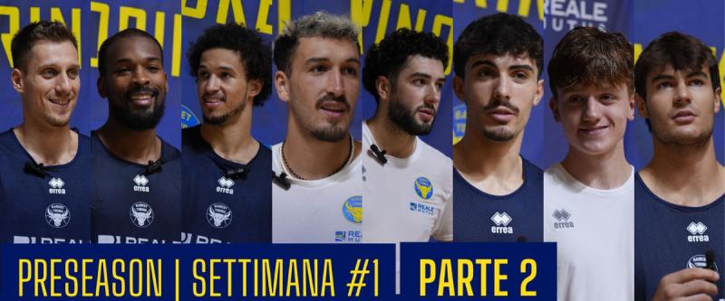 Parola ai giocatori: Allen, Harvey, Benvenuti, Del Chiaro, Faloppa, Scandiuzzi, Villar, Mossi