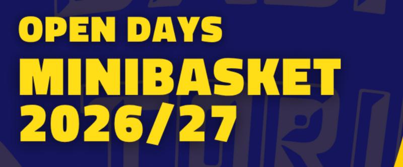 Open Days Minibasket: allenamenti di prova nel mese di settembre